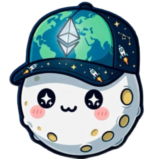 Mascot driving on lunar surface